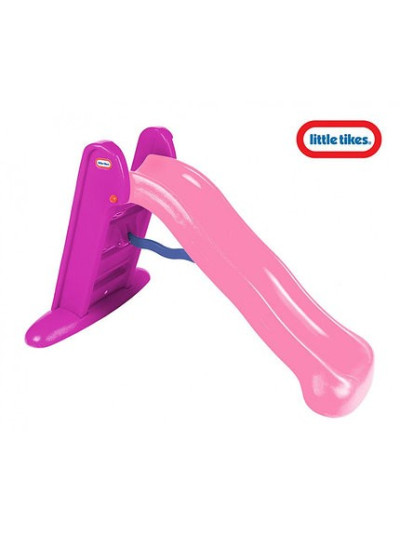 Дитяча гірка пластикова рожева